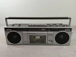 Vintage Sears SR2100 Series Boombox Am/fm Cassette Radio Tested Works Ac. Fixed Price $49.95.