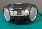 Toshiba TY-CRS9 Portable Cd Boombox, With Am/fm Stereo And Aux Input Working. Fixed Price $23.75.