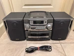 Aiwa CA-DW420 Cd Cassette Boombox Radio Tested Fully Working (see Video). Fixed Price $114.99.