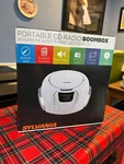 Sylvania Portable Radio Boombox SRCD261-C-WHITE. Never Used In Box!!. Fixed Price $25.00.