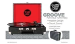 Vinyl Styl Groove Portable 3 Speed Turntable, Skull Design, *new*. Fixed Price $94.99.