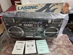 Lasonic TRC-975 Boombox Stereo Radio Cassette Player With Original. Fixed Price $4380.00.