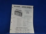 Sharp GF-5050 Radio Cassette Tape Player Service Manual. Fixed Price $24.98.