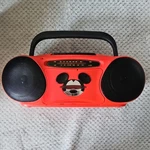 Mickey Unlimited MU-462 Am/fm Stereo Cassette Tape Recorder W/ Mic, Red/black. Fixed Price $110.00.
