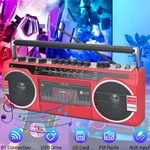 Boombox Radio Cassette Player Recorder Am/fm/sw With Bluetooth 1980S Style. Fixed Price $44.99.
