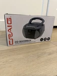 Craig Portable Top-loading Boombox With Am/fm Radio And Cassette CD6951. Fixed Price $52.67.