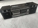 Vintage Jvc PC-37 Portable Cassette Tape Player Am/fm Radio Boombox. Fixed Price $100.00.