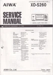 Service Manual Guide For Aiwa XD-S260. Fixed Price $13.76.