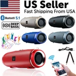 Bluetooth 5.1 Speaker Wireless Waterproof Outdoor Stereo Loud Bass Usb/tf Strap. Fixed Price $13.29.