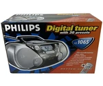 Vintage Phillips AZ1065 17" Boombox Cd/radio/cassette/recorder W/ Remote New!!!. Fixed Price $150.00.