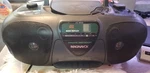 Magnavox AZ8050 Dynamic Bass Boost Am/fm, Cd &cassette Boom Box 1996 Tested. Fixed Price $44.06.