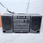 Aiwa 1997 CA-DW556 Cd Radio Cassette Boombox W/ Detach Speakers Parts Or Repair. Fixed Price $49.99.