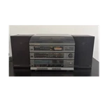 Vintage Stereo System 11-6025A Vinyl Turntable, Cassette, Radio, Speakers. Fixed Price $159.00.