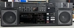 Rare Near Mint Mitsubishi TX-L50 Boombox W/ Cassette Changer. Fixed Price $1100.00.