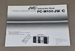 Jvc Portable Component System Model PC-M100 Jw/c Instruction Book D-3607. Fixed Price $54.95.