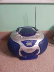 Vintage Koss PC39 Am/fm Radio Cd & Cassette Stereo Boombox Purple Blue Read. Fixed Price $29.99.