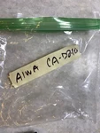 Aiwa CA-D210 Parts: Volume Knob Mic Button Battery Plate Power Cord. Fixed Price $21.66.
