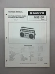 Sanyo M9916K Original Service Manual Free Shipping. Fixed Price $14.00.