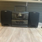 Sony Boombox Vintage Mega Bass Cd Dual Cassette Amfm CFD-ZW160. Fixed Price $43.58.