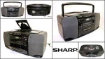 Sharp WQ-CH800 5 Disc Stereo Radio Cassette Recorder Boombox. Fixed Price $71.50.