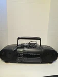 Fisher PHDS200 Portable Stereo Radio Cd Tape Cassette Player. Fixed Price $49.99.