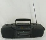 Ge Cassette Player Recorder Black Boombox Model No. 3-5620A Tested Working. Fixed Price $19.99.