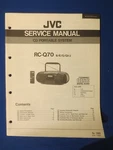 Jvc RC-Q70 Cd Portable Service Manual Factory Original The Real Thing. Fixed Price $13.47.