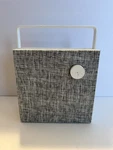 Ikea Eneby Bluetooth Wireless Speaker Gray Fabric White Cube Model E1720. Fixed Price $29.95.