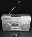 Montgomery Ward Gen 3995A Boombox Stereo 8-TRACK Cassette -am/fm Radio -repair. Fixed Price $89.99.