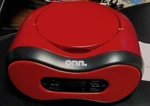 Onn Groove Red Portable Cd Boombox With Bluetooth. Fixed Price $21.00.