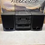 Aiwa CA-DW480U Cd Cassette Boombox Stereo System Works W/ Speakers No Remote. Fixed Price $75.00.