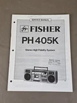 Fisher Ph 405K Stereo Service Manual D-2406. Fixed Price $54.95.