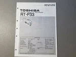 Toshiba Radio Cassette Recorder RT-F401D F402D Service Manual Data File 150-182. Fixed Price $12.50.