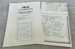 Akai PJ-W55 Fs/fu/fl Cassette Deck Original Schematic & Pc Board Diagrams M954X. Fixed Price $14.84.