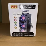 New A21 2.2 Ch Portable Bluetooth Wireless 100 Ft Range, 4 Speakers. Fixed Price $60.00.
