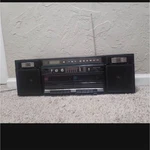 Toshiba RT80 Black Portable Boombox Cassette Tape Player Rca L/r Headphone. Fixed Price $85.00.