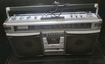 Sharp Boombox Model GF-8585 Stereo Radio-tape Recorder Vintage 70 -80 Era. Fixed Price $495.00.