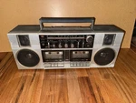 Sanyo Boombox Model M-W2K Radio Works, Cassette Decks Do Not. Fixed Price $29.99.