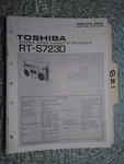 Toshiba RT-S723 Service Manual Original Repair Book Stereo Radio Tape Boombox. Fixed Price $20.00.