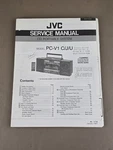 Jvc Cd Portable System Model PC-V1 C/j/u Service Manual D-2922. Fixed Price $54.95.