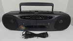Philco Am/fm Stereo Tuner Double Cassette Player Boombox Model 655K. Fixed Price $29.99.