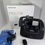 Memorex MI3X Minimove Portable Ipod Boombox Black With Remote & Power Cord. Fixed Price $34.99.
