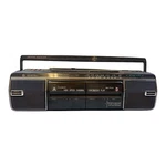 General Electric Boombox Am/fm Tuner & Dual Cassette Player Recorder Radio. Fixed Price $26.23.