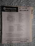 Hitachi TRK-7150 Hc Service Manual Original Repair Book Stereo Boombox Radio. Fixed Price $25.00.