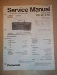 Panasonic Service Manual RX-DT640 Radio/boombox. Fixed Price $13.98.