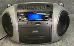 Jwin JXCD573DBLK Boombox Am/fm Stereo Cassette Radio Recorder Portable. Fixed Price $116.00.