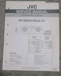 Jvc RV-B55/GY/BU/LTD Original Factory Repair Service Manual. Fixed Price $13.00.
