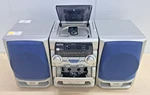 Sanyo Am/fm Cd Cassette Boombox CWM-340( Cos Dmg). Fixed Price $69.99.
