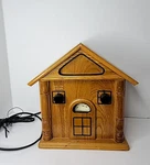 Classic Collector's Reproduction #9715 Bird Wooden 9" House Am Fm Radio. Fixed Price $16.80.