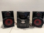 Panasonic SA-AK110 Cd Cassette Mini Stereo System W/ Dual Speakers. Fixed Price $109.99.